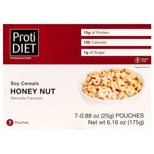 ProtiDiet Cereal - Honey Nut Soy - 7/Box - Breakfast Items - Nashua Nutrition