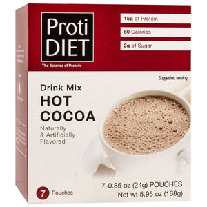 ProtiDiet Hot Drink - Hot Cocoa - 7/Box - Hot Drinks - Nashua Nutrition