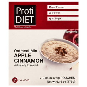 ProtiDiet Oatmeal - Apple Cinnamon - 7/Box - Breakfast Items - Nashua Nutrition