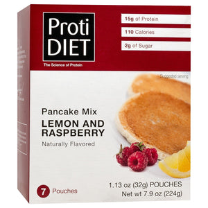 ProtiDiet Pancakes - Lemon and Raspberry - 7/Box - Nashua Nutrition