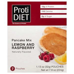 ProtiDiet Pancakes - Lemon and Raspberry - 7/Box - Nashua Nutrition