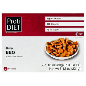 ProtiDiet Protein Crisps - BBQ - 7/Box - Snacks & Desserts - Nashua Nutrition