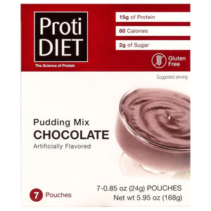 ProtiDiet Protein Pudding - Chocolate - 7/Box - Shake & Puddings - Nashua Nutrition