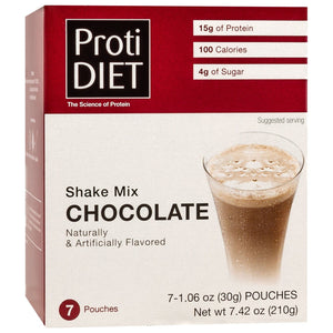 ProtiDiet Protein Shake - Chocolate - 7/Box - Shake & Puddings - Nashua Nutrition