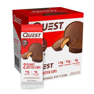 Quest Nutrition - Protein Peanut Butter Cups - 12/Box - Snacks & Desserts - Nashua Nutrition