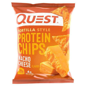 Quest Nutrition - Tortilla Protein Chips - Nacho Cheese - 1 Bag - Snacks & Desserts - Nashua Nutrition