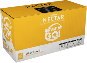 Syntrax - Nectar Protein Powder - Grab N Go - Fuzzy Navel - 20 Individual Servings - Nashua Nutrition