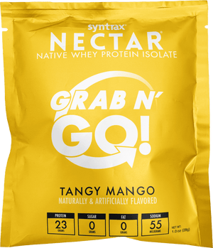 Syntrax - Nectar Protein Powder - Grab N Go - Tangy Mango - 20 Individual Servings - Nashua Nutrition