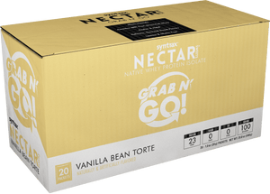 Syntrax - Nectar Protein Powder - Grab N Go - Vanilla Bean Torte - 20 Individual Servings - Nashua Nutrition