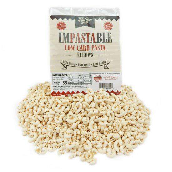 ThinSlim Foods - Impastable Low Carb Pasta - Elbows - 4 Servings