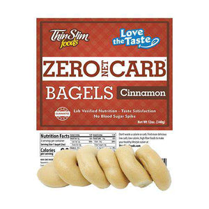 ThinSlim Foods - Love-The-Taste Bagels - Cinnamon - 6 Servings - Breakfast Items - Nashua Nutrition