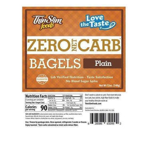 ThinSlim Foods - Love-The-Taste Bagels - Plain - 6 Servings - Breakfast Items - Nashua Nutrition