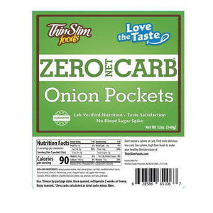 ThinSlim Foods - Love-The-Taste Pockets - Onion - 6 Servings - Dinners & Entrees - Nashua Nutrition