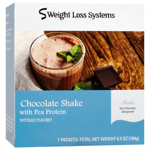 Weight Loss Systems Chocolate Shake Meal Replacement with Plant Protein 7/Box - Nashua Nutrition