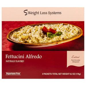 Weight Loss Systems Entree - Fettuccini Alfredo - 3/Box - Dinners & Entrees - Nashua Nutrition