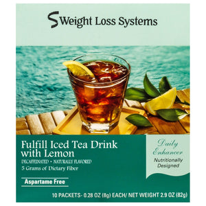 Weight Loss Systems Fiber Drink - Iced Tea with Lemon - 10/Box - Fiber Items - Nashua Nutrition