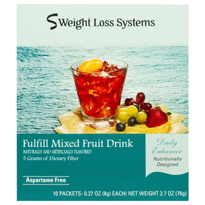 Weight Loss Systems Fiber Drink - Mixed Fruit - 10/Box - Nashua Nutrition