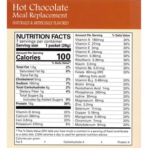 Weight Loss Systems Hot Drink Meal Replacement - Hot Chocolate - 7/Box - Hot Drinks - Nashua Nutrition