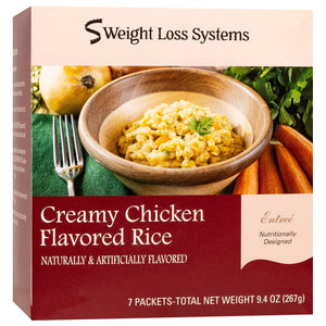 Weight Loss Systems Plant Based Entree - Creamy Chicken Flavored Rice (7/Box) - Nashua Nutrition