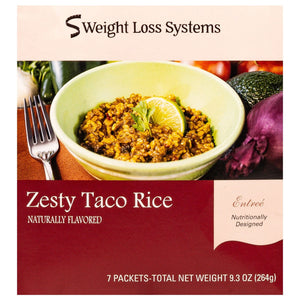 Weight Loss Systems Plant Based Entree - Zesty Taco Rice (7/Box) - Nashua Nutrition