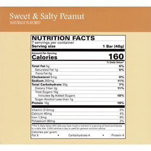 Weight Loss Systems Protein Bars - Sweet & Salty Peanut, 7 Bars/Box - Protein Bars - Nashua Nutrition