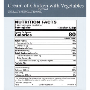 Weight Loss Systems Protein Soup - Cream of Chicken with Vegetables - 7/Box - Hot Soups - Nashua Nutrition