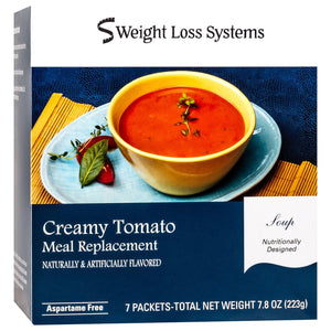 Weight Loss Systems Protein Soup - Creamy Tomato - 7/Box - Hot Soups - Nashua Nutrition