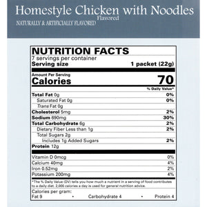 Weight Loss Systems Protein Soup - Homestyle Chicken with Noodles - 7/Box - Hot Soups - Nashua Nutrition