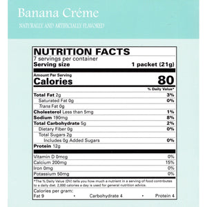 Weight Loss Systems Pudding - Banana Creme - 7/Box - Shake & Puddings - Nashua Nutrition