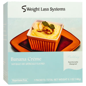 Weight Loss Systems Pudding - Banana Creme - 7/Box - Nashua Nutrition