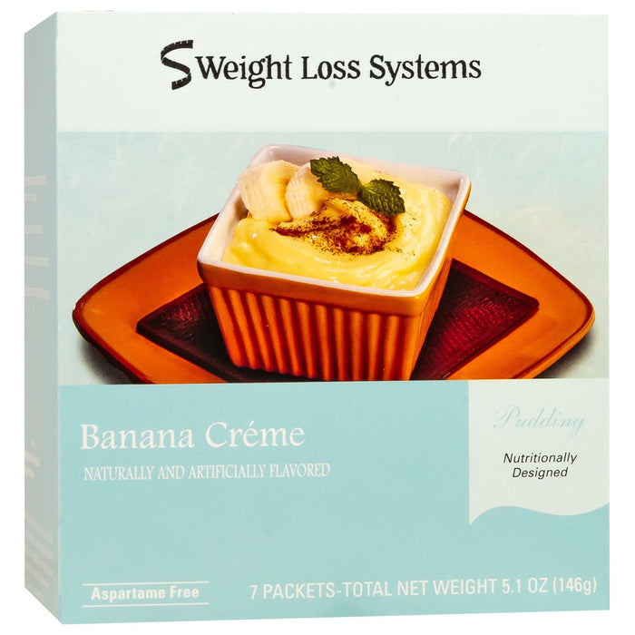 Weight Loss Systems Pudding - Banana Creme - 7/Box