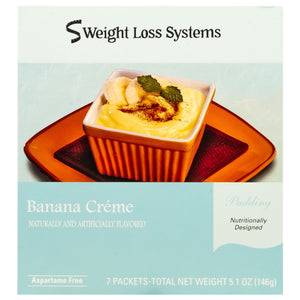 Weight Loss Systems Pudding - Banana Creme - 7/Box - Nashua Nutrition