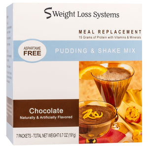 Weight Loss Systems Pudding & Shake - Chocolate - Aspartame Free - 7/Box - Shake & Puddings - Nashua Nutrition