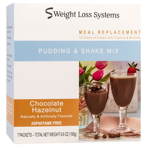 Weight Loss Systems Pudding & Shake - Chocolate Hazelnut - 7/Box - Shake & Puddings - Nashua Nutrition