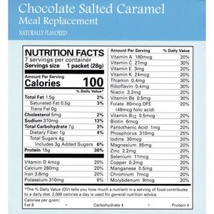 Weight Loss Systems Pudding & Shake - Chocolate Salted Caramel - Aspartame Free - 7/Box - Shake & Puddings - Nashua Nutrition