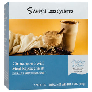 Weight Loss Systems Pudding & Shake - Cinnamon Swirl - 7/Box - Shake & Puddings - Nashua Nutrition