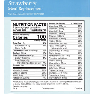 Weight Loss Systems Pudding & Shake - Strawberry - Aspartame Free - 7/Box - Shake & Puddings - Nashua Nutrition