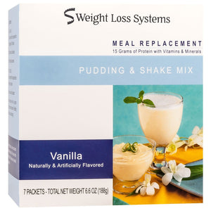 Weight Loss Systems Pudding & Shake - Vanilla - 7/Box - Shake & Puddings - Nashua Nutrition