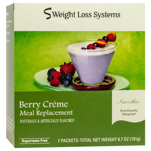 Weight Loss Systems Smoothie Meal Replacement - Berry Creme - 7/Box - Smoothies - Nashua Nutrition