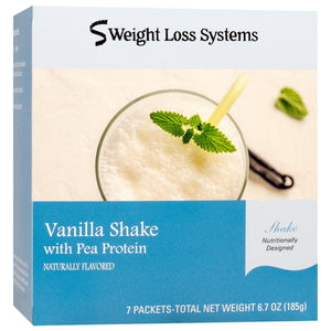 Weight Loss Systems Vanilla Shake Meal Replacement with Plant Protein 7/Box - Nashua Nutrition